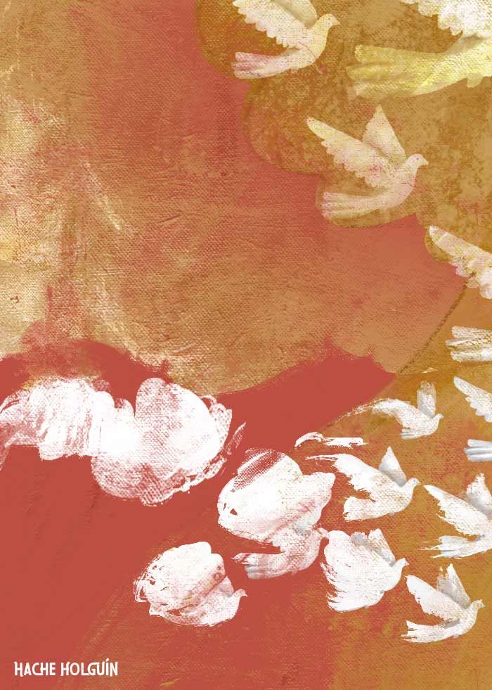 Detalle de ilustración del libro Negra por dentro de Dilia Marcela Ortiz Fonseca
