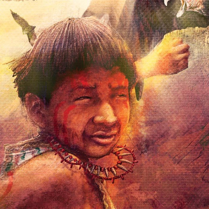 Ilustración Moxa por Hache Holguín
