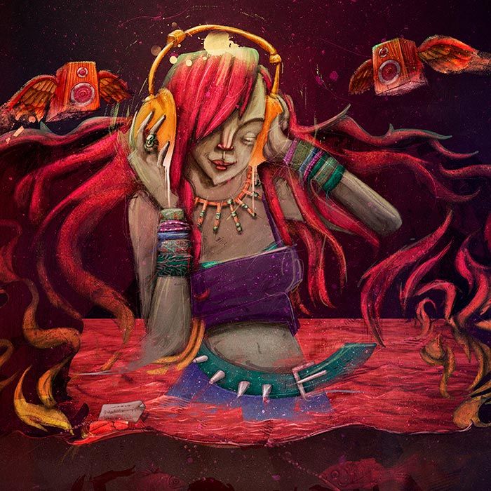 Ilustración digital, Melomanía