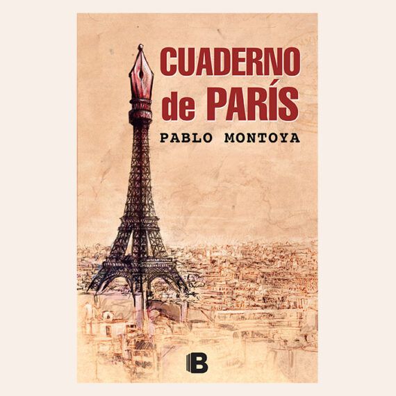 Portada del libro Cuaderno de París de Pablo Montoya