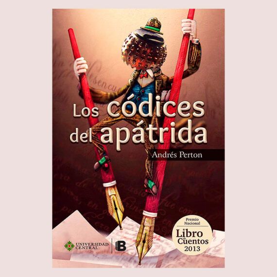 Portada del libro Los códices del apátrida de Andrés Perton