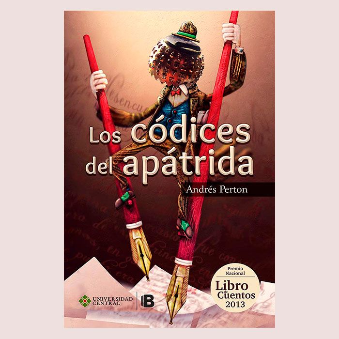 Portada del libro Los códices del apátrida de Andrés Perton